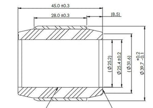 Rear Toe Control Arm Inner Bushing Kit