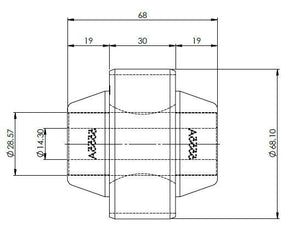 Front Lower Control Arm Inner Rear Bushing Kit