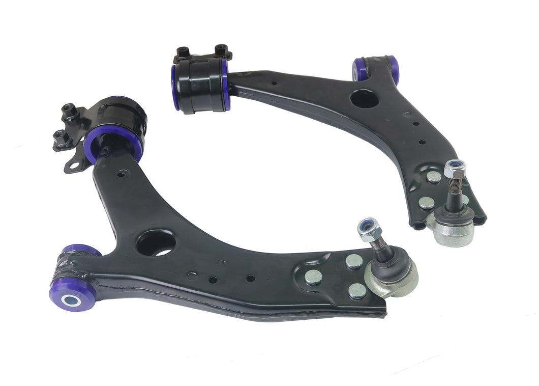 Front Lower Control Arm Set w/ SuperPro Bushings (18mm Ball Joint)