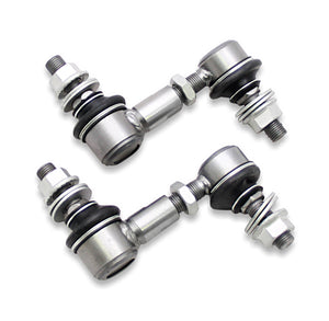 Front Sway Bar Link Kit - Heavy Duty Adjustable (85mm-100mm Length, 12mm Studs)