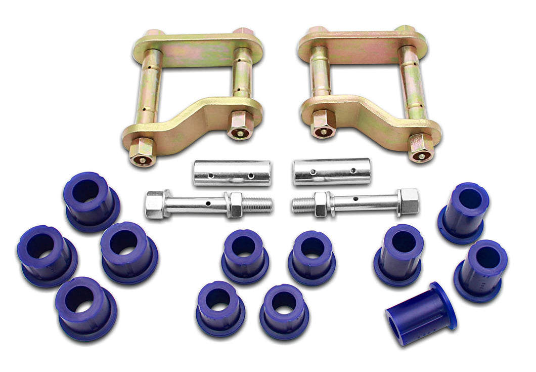 Rear Greasable Shackle and Bushing Kit - Nissan Frontier (D40)